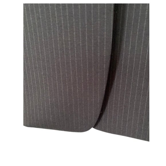 Elie Tahari Light Wool Casual Business Suit | Brown Black with Pink Accents - Picture 6 of 16